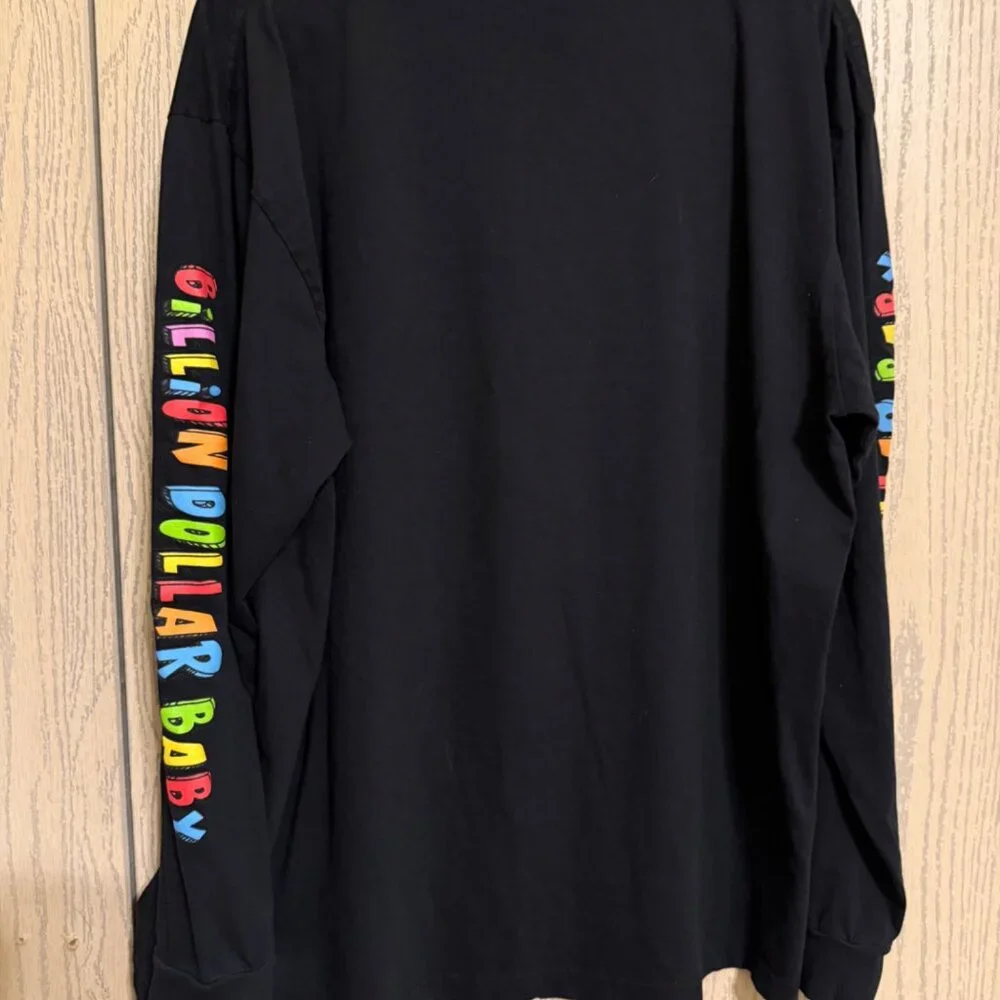 Billion Dollar Baby Men’s Long sleeve T-shirt, Black, XL - Picture 5 of 8
